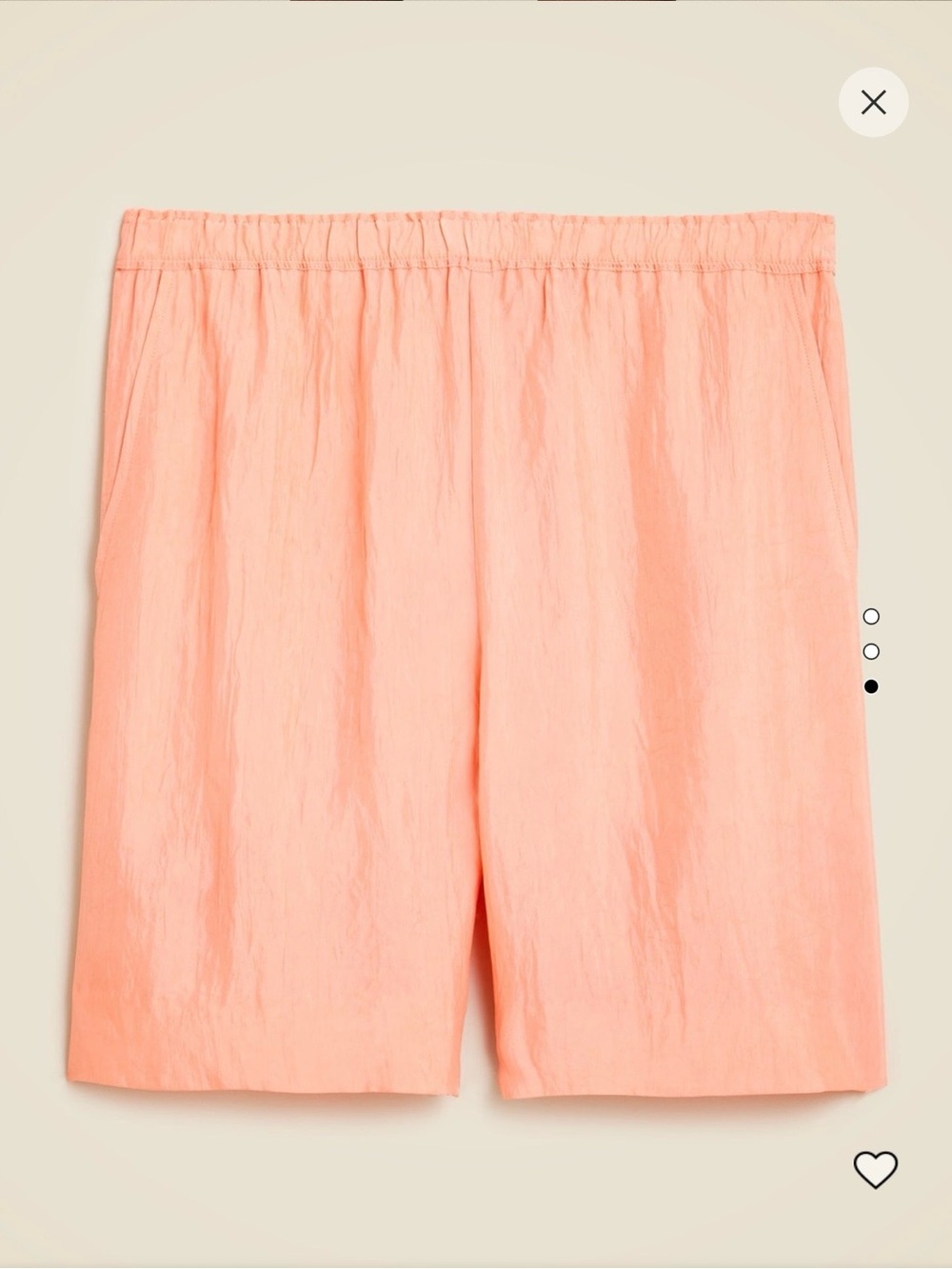 7” Stratus Short in Textured Satin